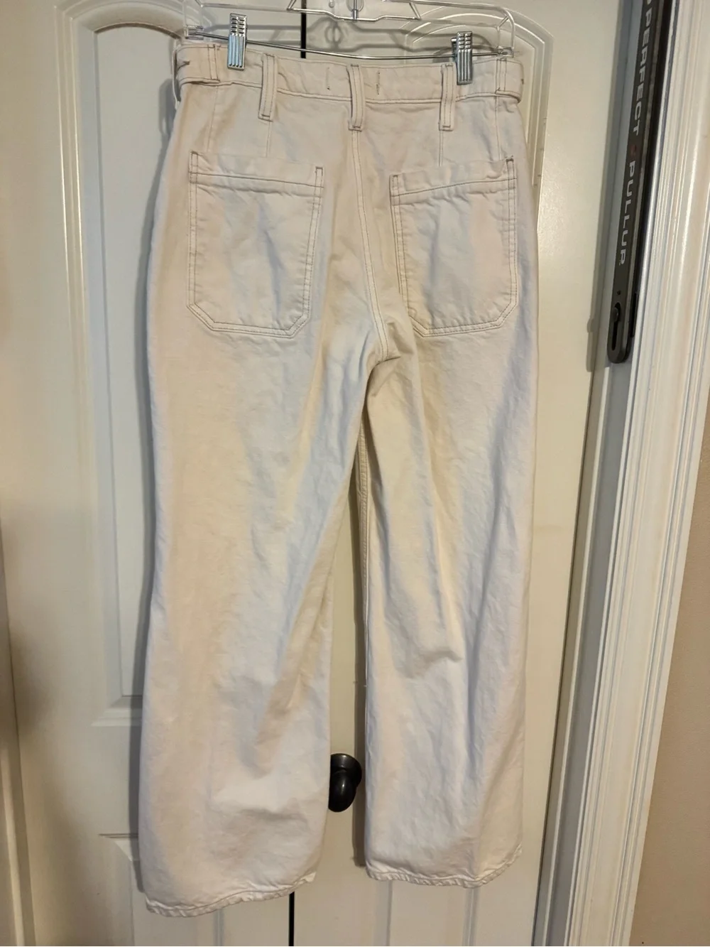 Free People Palmer Cuffed Jeans - Ivory